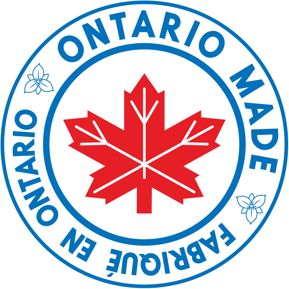 Certified upcycled and made in Ontario.