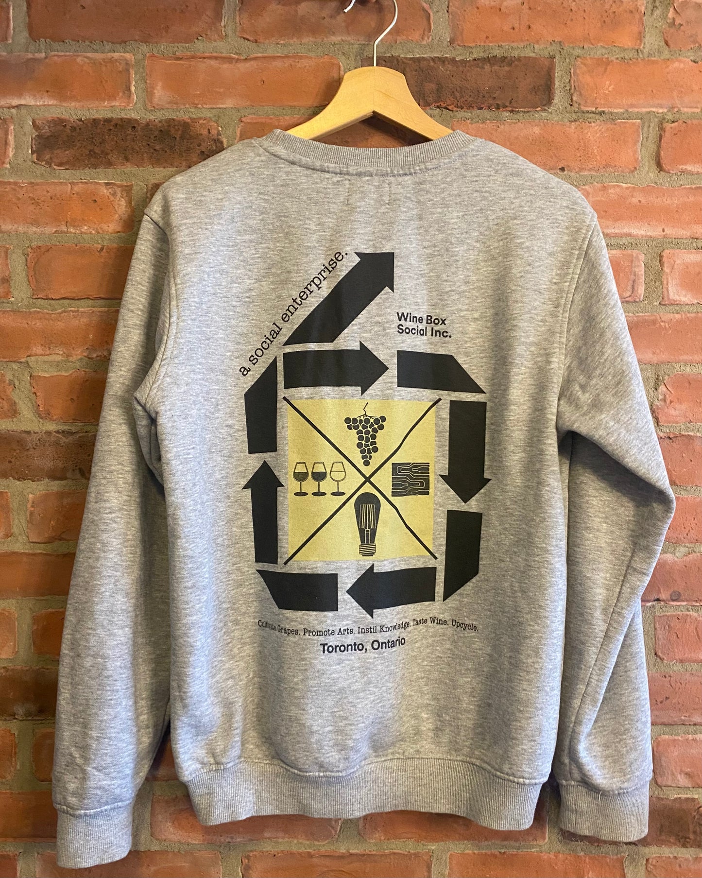 Classic WBS x Peace Collective "Ready, Set, Go" Crewneck Sweaters